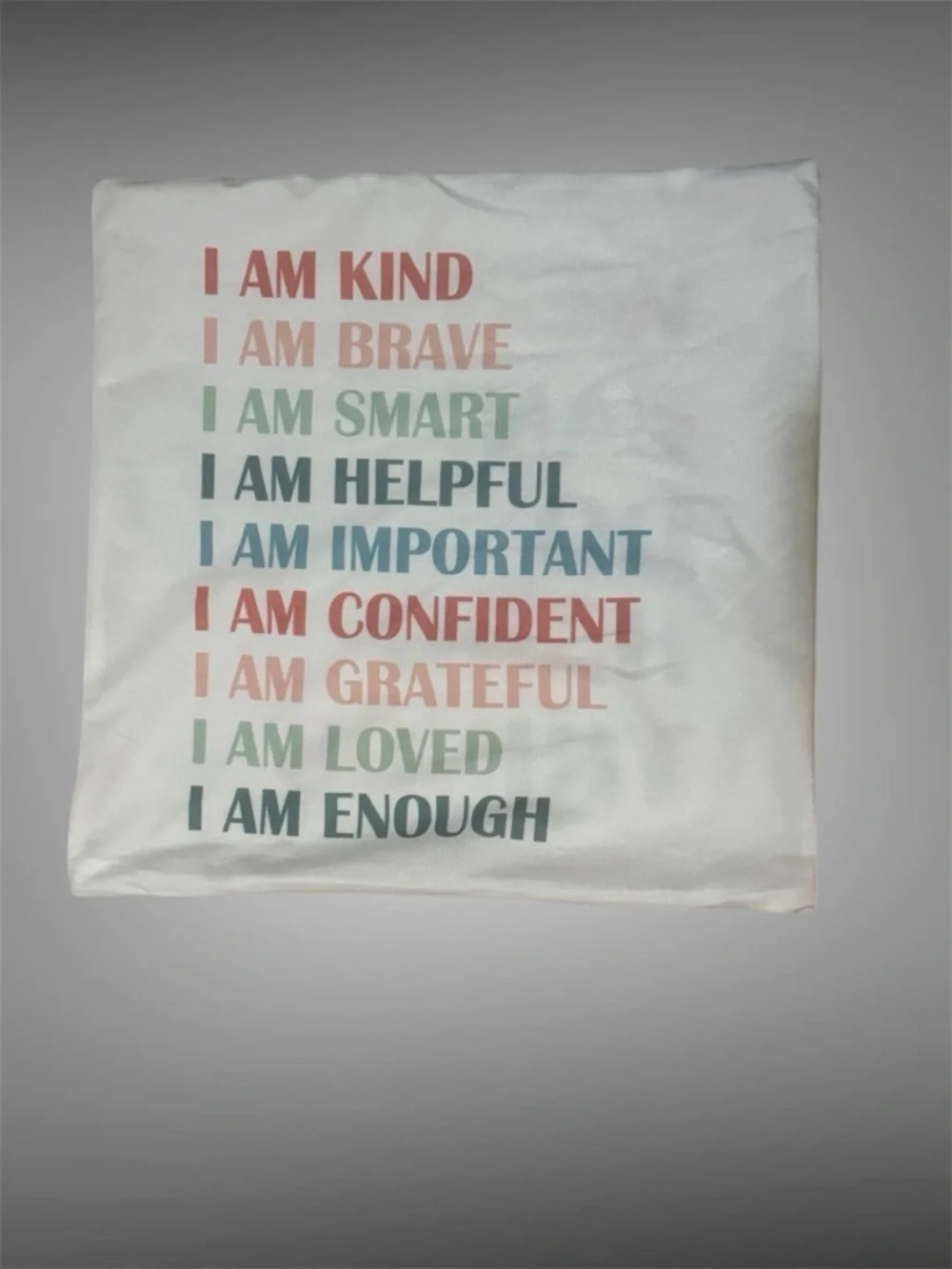 MOTIVATIONAL THROW PILLOW COVER